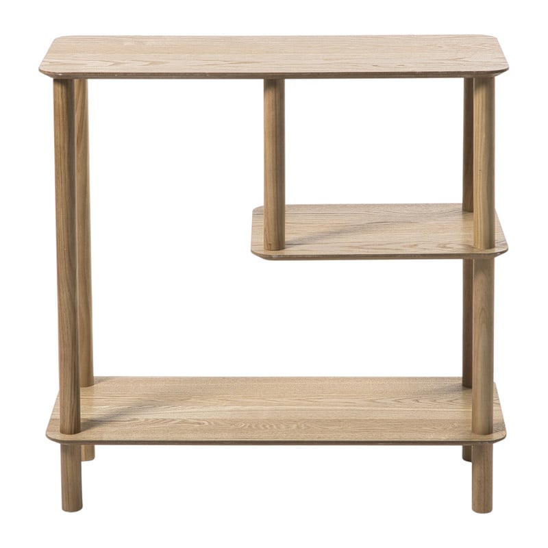 Vakkenkast Scandi laag - naturel - 75x75x30 cm