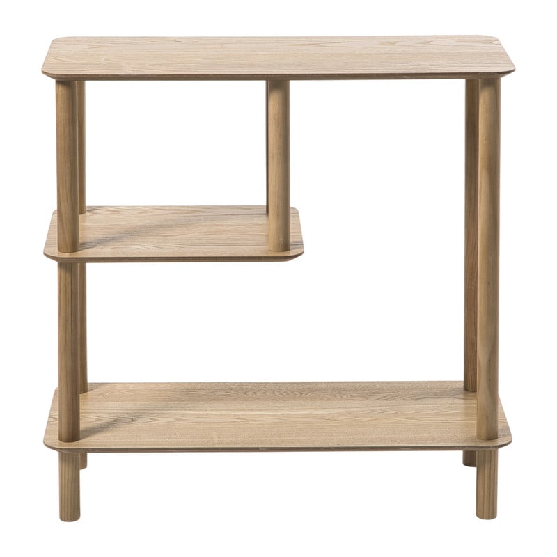 Vakkenkast Scandi laag - naturel - 75x75x30 cm