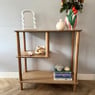 Vakkenkast Scandi laag - naturel - 75x75x30 cm