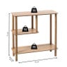 Vakkenkast Scandi laag - naturel - 75x75x30 cm