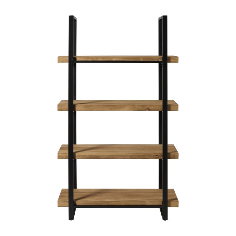 Boekenkast James - bruin/zwart - 168.5x100x41 cm