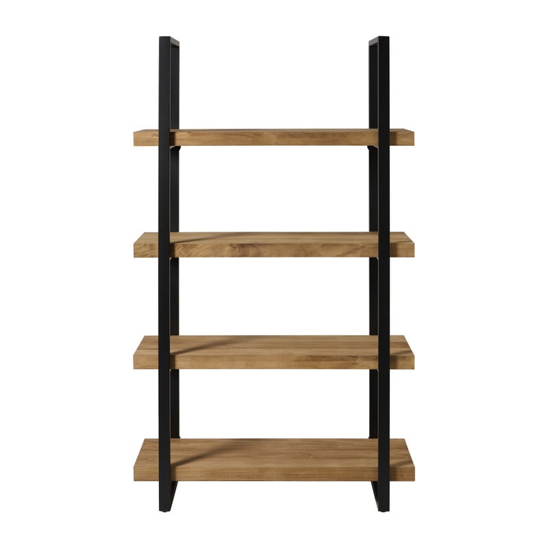Boekenkast James - bruin/zwart - 168.5x100x41 cm