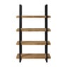 Boekenkast James - bruin/zwart - 168.5x100x41 cm