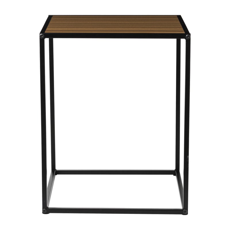 Bijzettafel basix - bruin - 40x40x50 cm