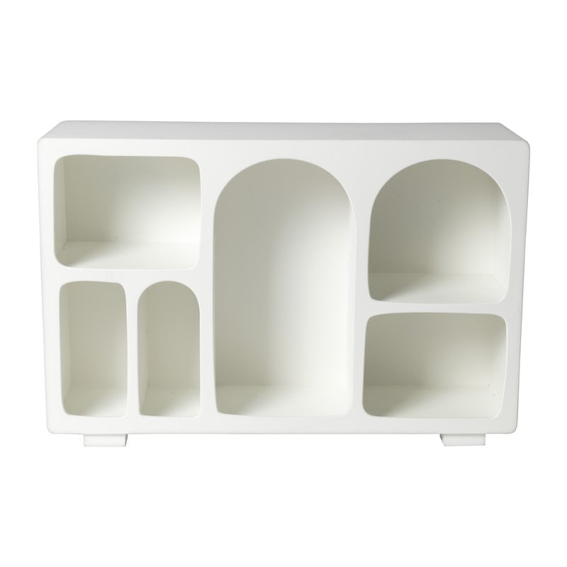 6 vakkenkast Zaha organic - MDF - 60x90x25 cm