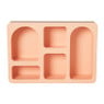 Wandkastje Zaha organic - MDF - oranje - 28x40x9 cm