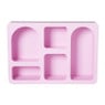 Wandkastje Zaha organic - MDF - roze - 28x40x9 cm
