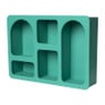 Wandkastje Zaha organic - MDF - groen - 28x40x9 cm