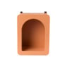 Wandkastje Zaha - oranje - 19.7x15x9 cm