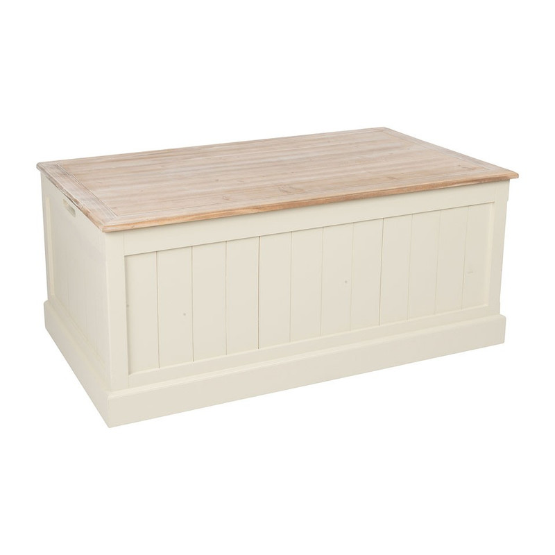 Kist / salontafel antic look - 110x60x47 cm 
