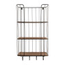 Wand-bakkerskast met 3 planken - 40x20x73 cm