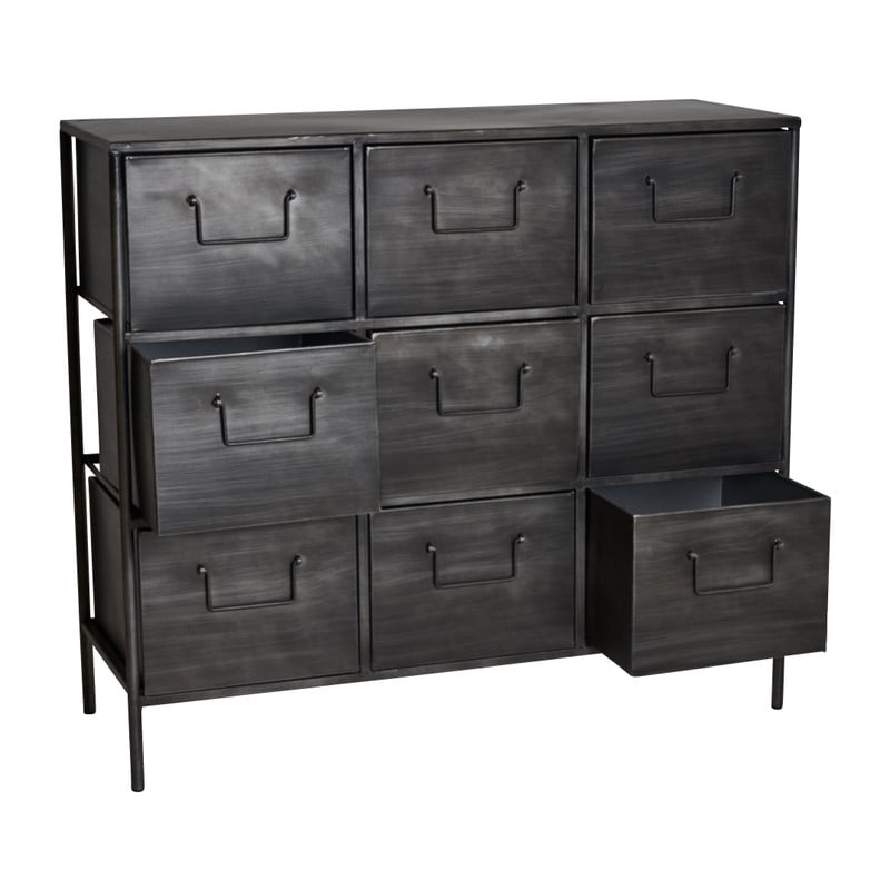 Ladekast Boston - 9 laden - 90x34x74.5 cm