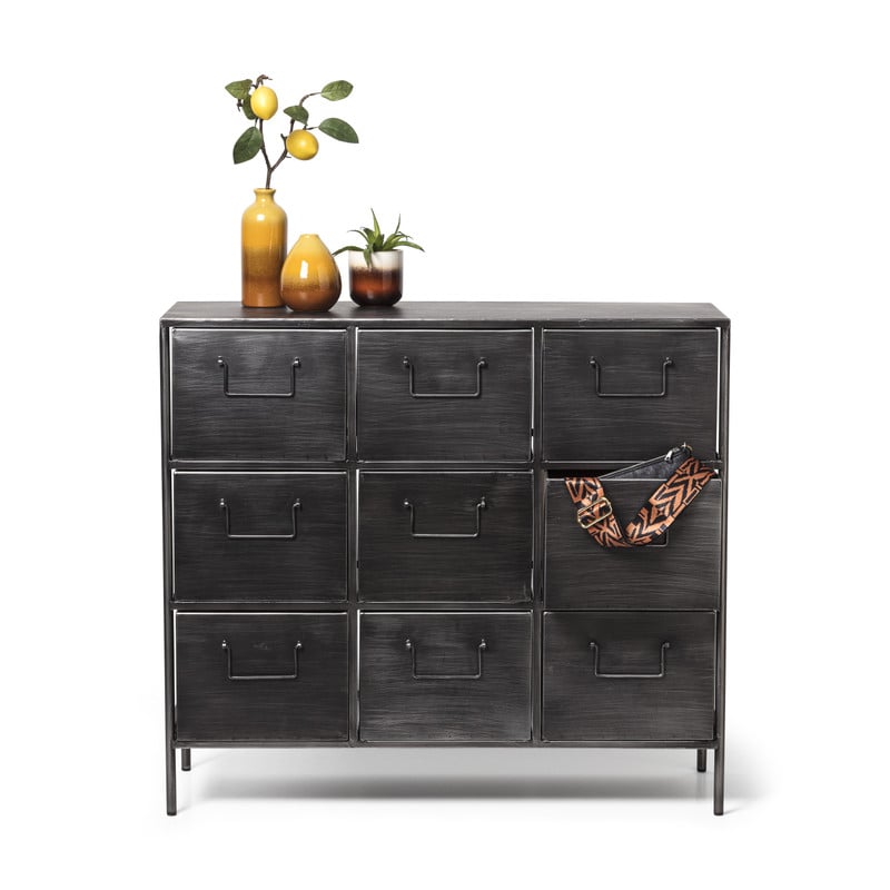 Ladekast Boston - 9 laden - 90x34x74.5 cm