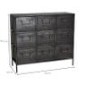 Ladekast Boston - 9 laden - 90x34x74.5 cm