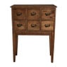 Ladekast op pootjes 6 laden - hout - 68x38x96 cm