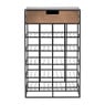 Wijnrek met lade - voor 20 flessen - 71x44x21 cm 
