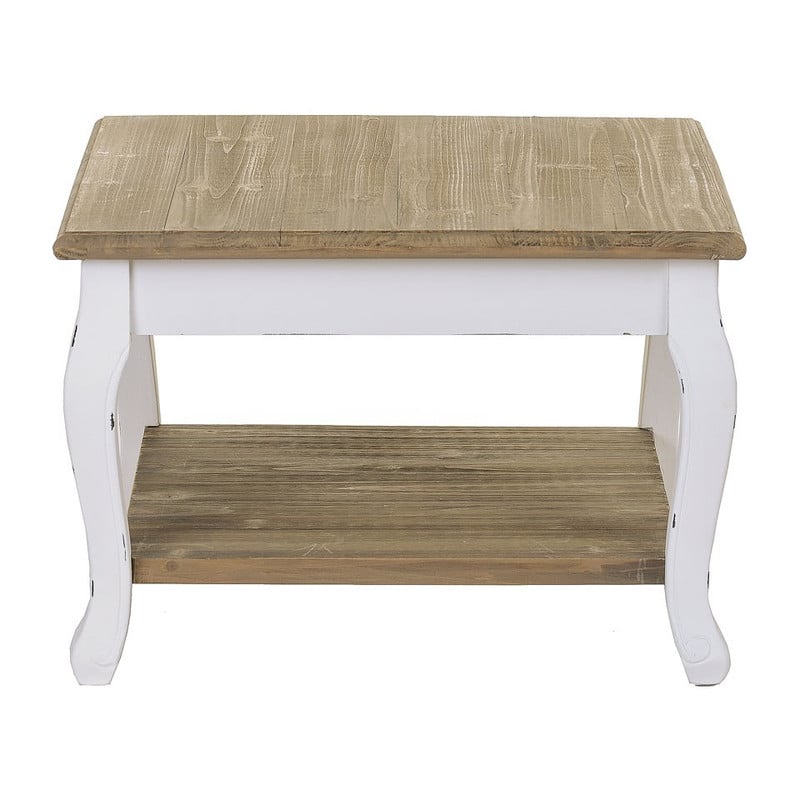 Salontafel antiek look - 60x60 cm