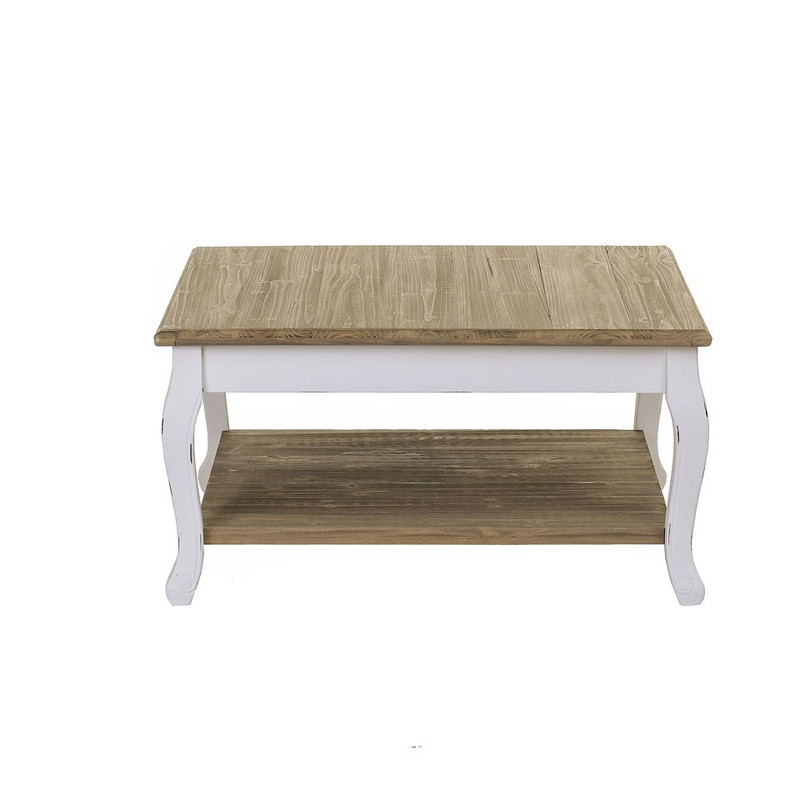 Salontafel antiek look - 80x80 cm
