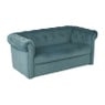 Kids bankje velvet - blauw