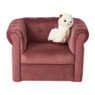 Kids stoeltje velvet - roze