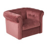 Kids stoeltje velvet - roze
