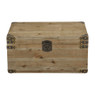 Houten kist - white wash - 48x27x23 cm