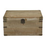 Houten kist - white wash - 55x34x30 cm