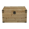 Houten kist - white wash - 69x45x36 cm