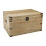 Houten kist - white wash - 76x52x42 cm