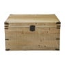 Houten kist - white wash - 76x52x42 cm