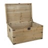 Houten kist - white wash - 76x52x42 cm