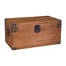 Houten kist - lichtbruin - 48x27x23 cm