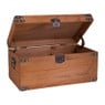 Houten kist - lichtbruin - 48x27x23 cm