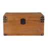 Houten kist - lichtbruin - 48x27x23 cm