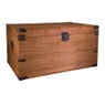 Houten kist - lichtbruin - 76x52x42 cm
