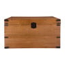 Houten kist - lichtbruin - 76x52x42 cm