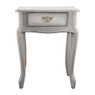 Sidetable barok - 44x32x57 cm - wit