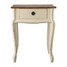 Sidetable hout - 44x32x57 cm - wit