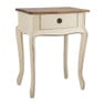 Sidetable hout - 44x32x57 cm - wit