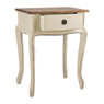 Sidetable hout - 44x32x57 cm - wit