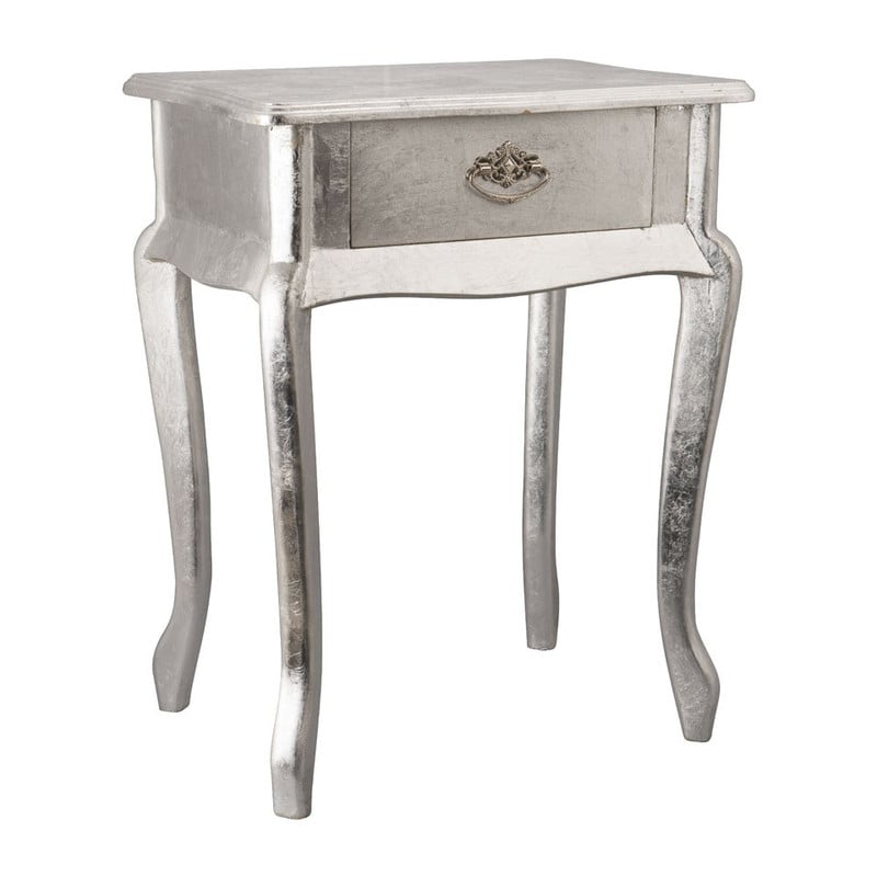 Sidetable - 44x32x57 cm - zilver