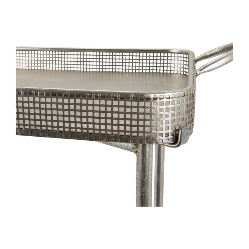 Butlertray antic zilver - 75x36x75 cm 