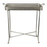 Butlertray antic zilver - 75x36x75 cm 