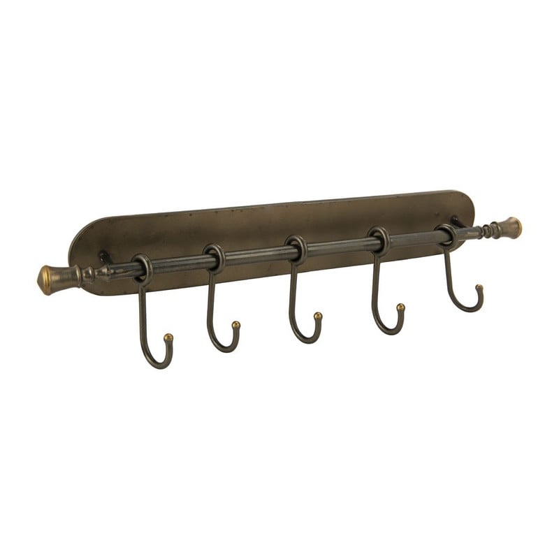 Kapstok 5 haken - 7.5x75x18 cm