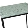 Bijzettafel terrazzo - groen - 30x30 cm