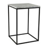 Bijzettafel marmer wit - 30x30 cm