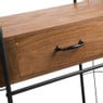 Bakkerskast met lade - 75x41x76 cm - zwart