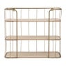 Wand-bakkerskast - 50x45.5 cm - goudkleurig