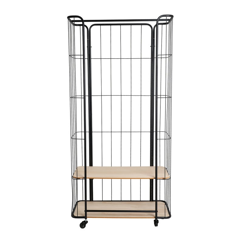 Bakkerskast kledingrek - 80x36x170 cm 
