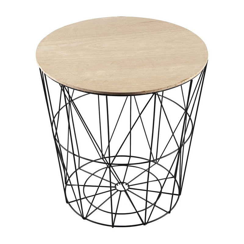 Opbergmand met deksel Malmo - 40x41 cm